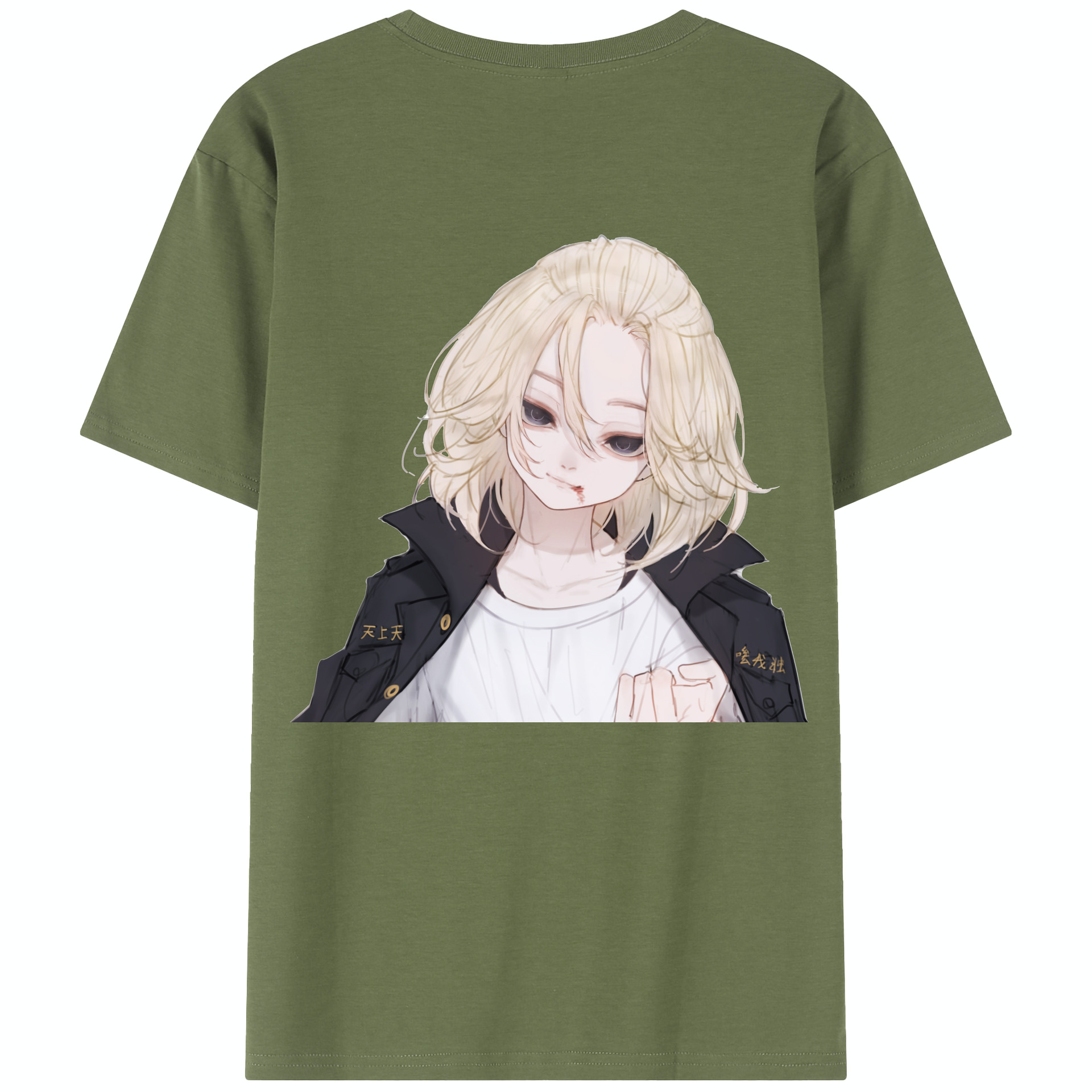 （画像用） 東京リベンジャーズ Tokyo Revengers 綿100％半袖Tシャツ（背面プリント）